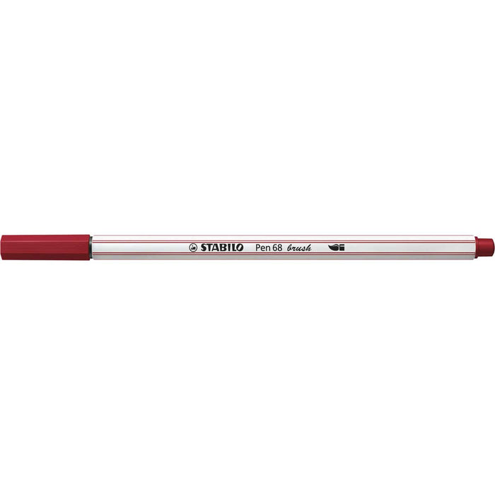 STABILO Pennarello Premium Con Punta A Pennello, Stabilo Pen 68 Brush, Porpora - 568/19