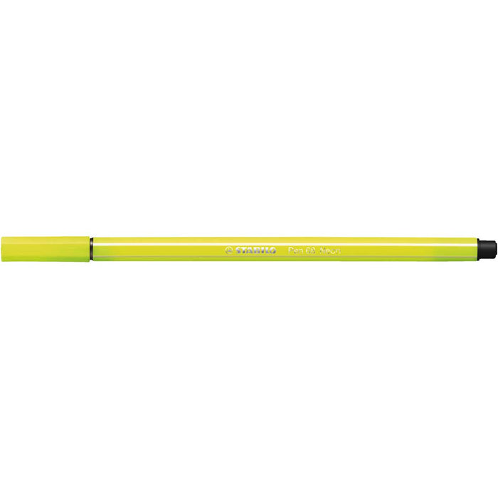 STABILO Pennarello Premium, Stabilo Pen 68, Fluo Giallo - 68/024