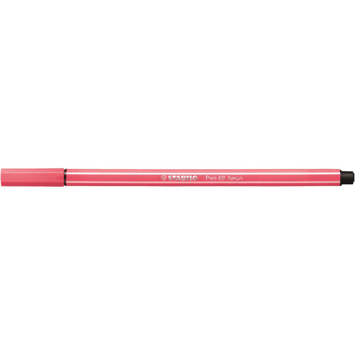 STABILO Pennarello Premium, Stabilo Pen 68, Fluo Rosso - 68/040