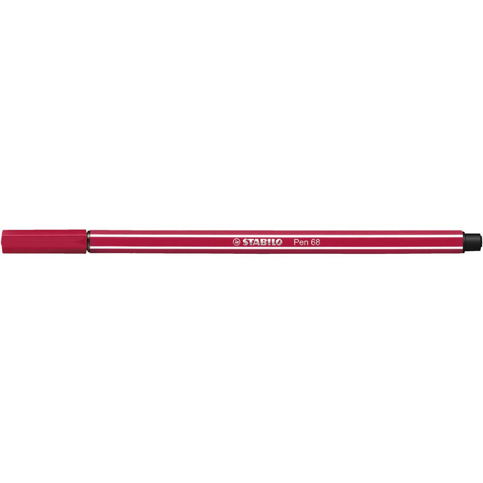 STABILO Pennarello Premium, Stabilo Pen 68, Rosso Scuro - 68/50