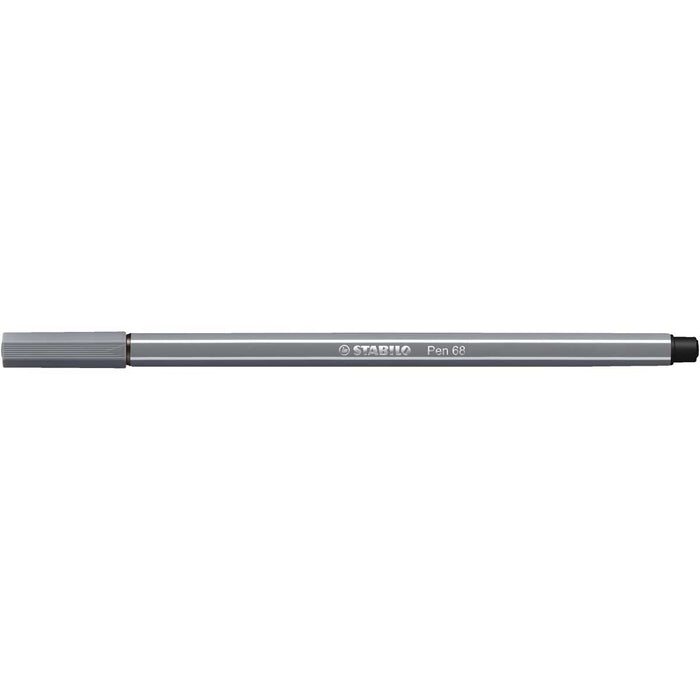 STABILO Pennarello Premium, Stabilo Pen 68, Grigio Scuro - 68/96