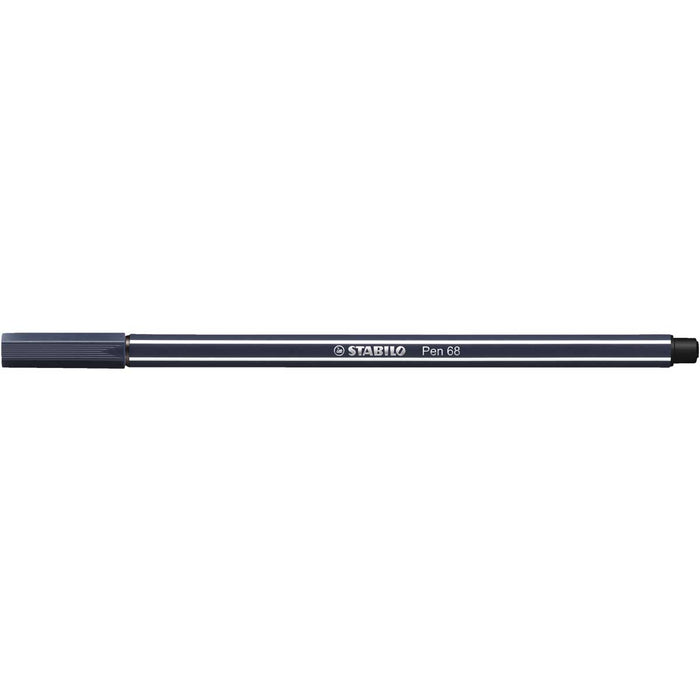 STABILO Pennarello Premium, Stabilo Pen 68, Grigio Di Payne - 68/98