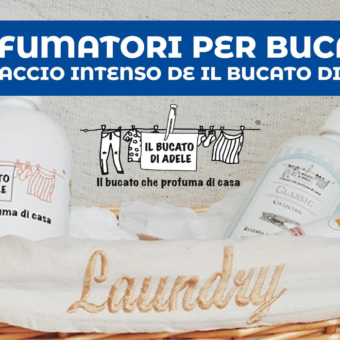 Profumatori per bucato: l’abbraccio intenso de Il Bucato di Adele