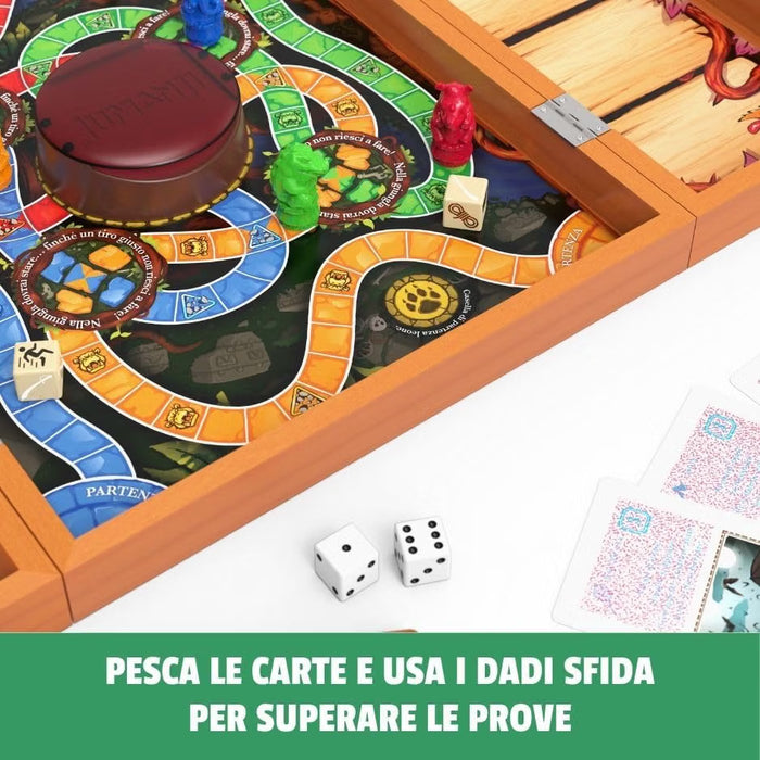 SPIN MASTER Jumanji Il Gioco In Legno Massiccio - 6062356