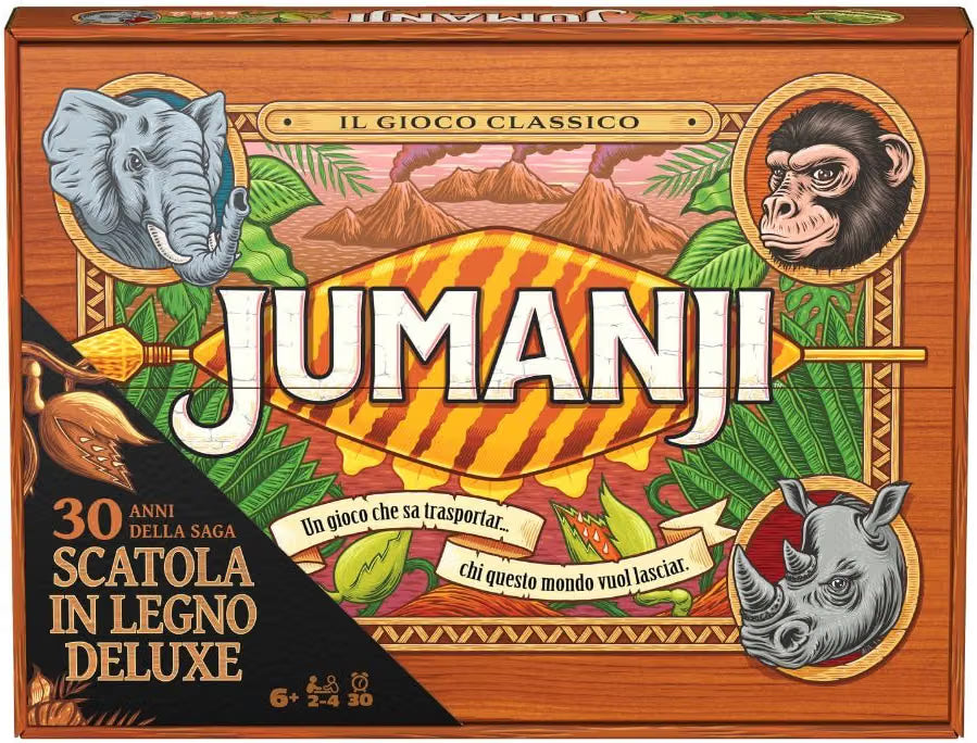 SPIN MASTER Jumanji Il Gioco In Legno Massiccio - 6062356