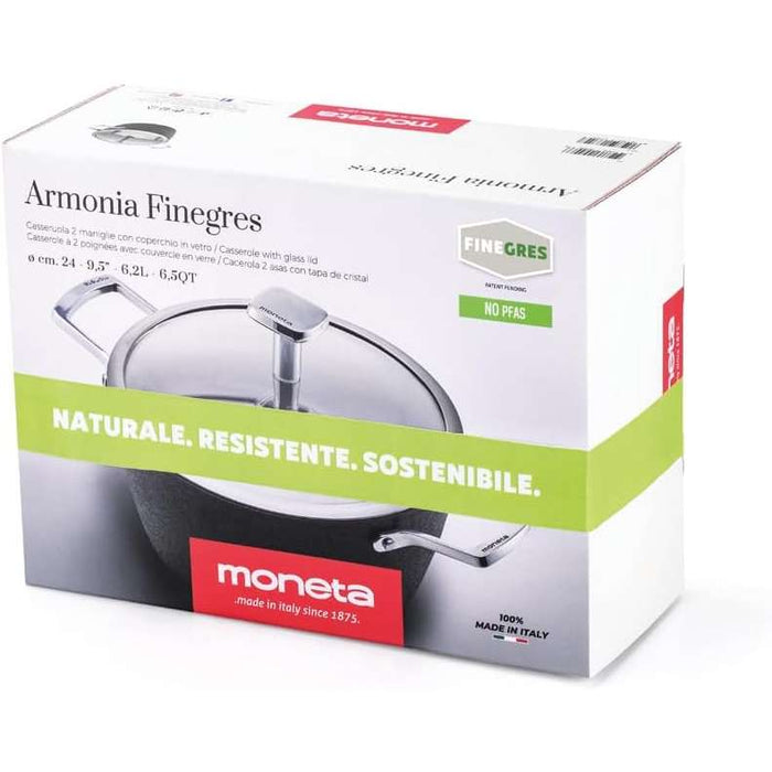 ALLUFLON Set Casseruola 24Cm Con Coperchio Armonia Finegres - 15392052