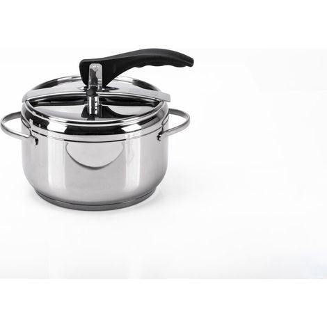 MONETA Pentola Pressione 5 Lt Allegro Fast Acciaio Inox Cm 22