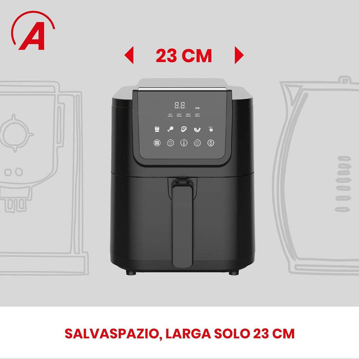 ARDES Friggitrice Ad Aria 5L - ARFRYA10L