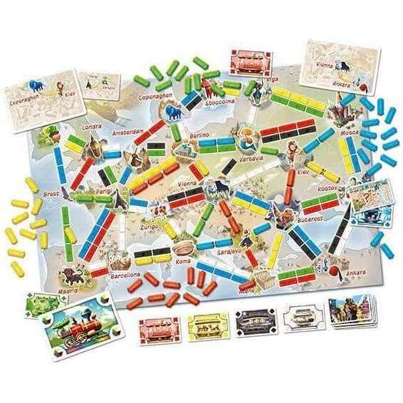 Asmodee Ticket To Ride: Primo Viaggio Gioco Da Tavolo Per Bambini Da 6 P 313095 Asmodee Ticket To Ride: Primo Viaggio Gioco Da Tavolo Per Bambini Da 6 P 313095
