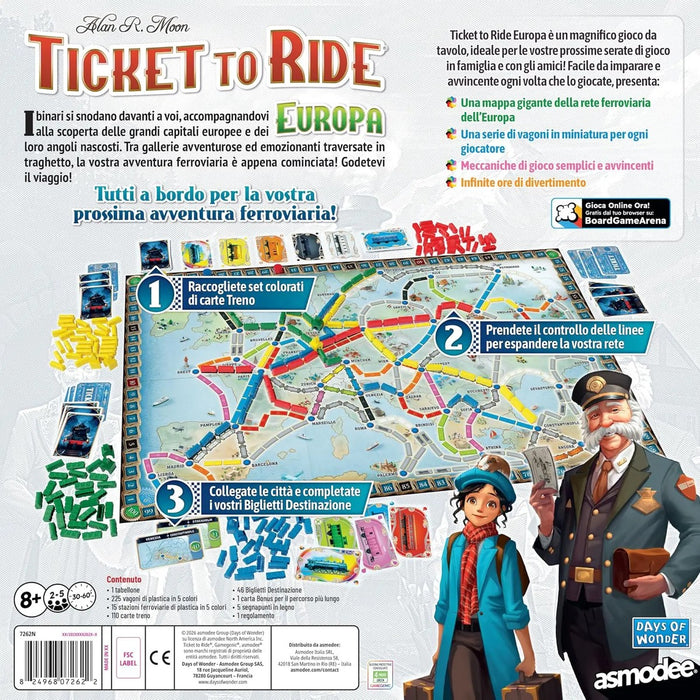 ASMODEE Ticket To Ride Europa