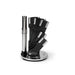 BERGAMASCHI Ceppo Di 5 Coltelli 1 Forbice 1 Affilacoltelli Black Wood