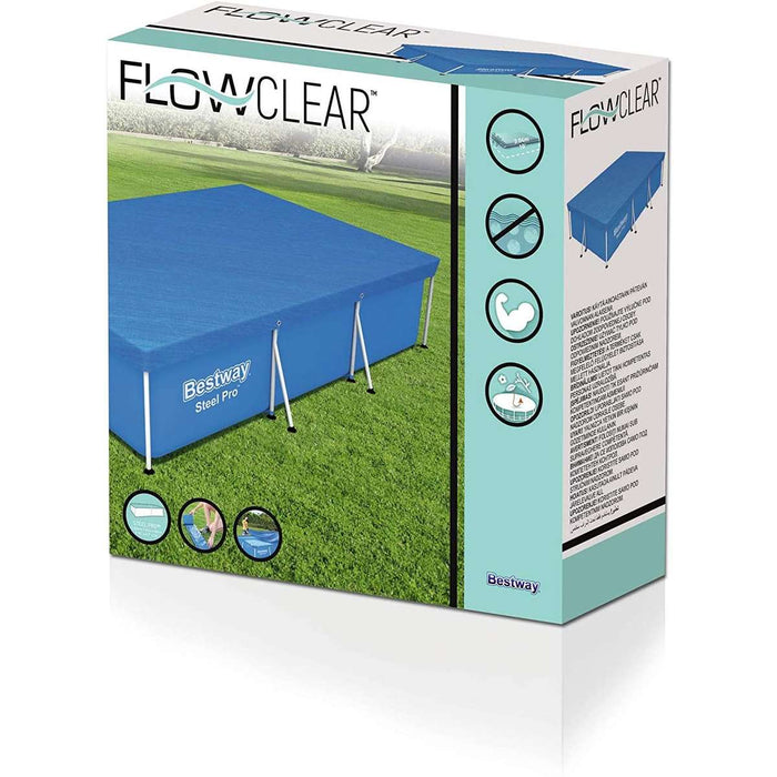 BESTWAY Copertura Rettangolare Per Piscina Fuori Terra 300X201 Cm - 58106