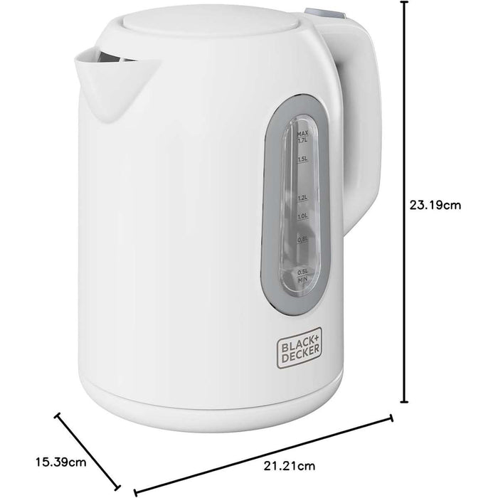 BLACK DEKER Bollitore Elettrico 2200W 1,7Lt - BXKE2204E