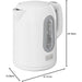 BLACK DEKER Bollitore Elettrico 2200W 1,7Lt - BXKE2204E