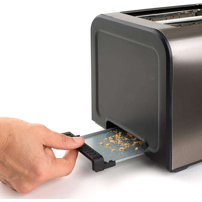 BLACK DEKER Tostapane Inox 900W Con Pinze - BXTOA900E