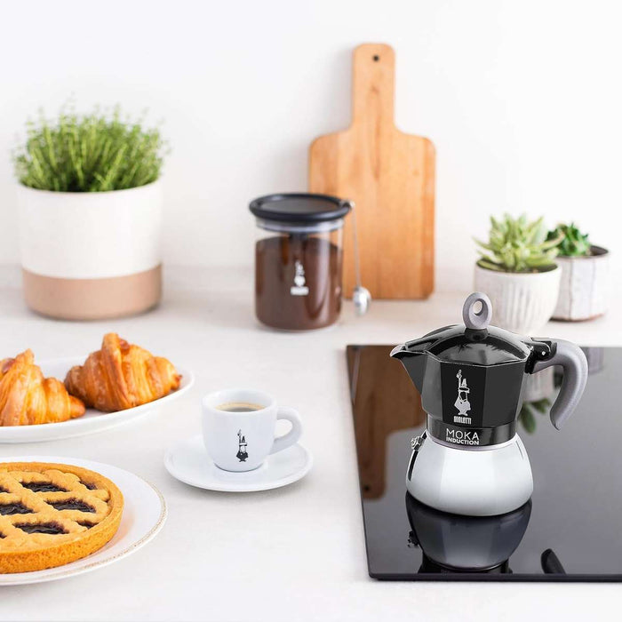 BIALETTI New Moka Caffettiera Ad Induzione Black 6 Tazze - 0006936