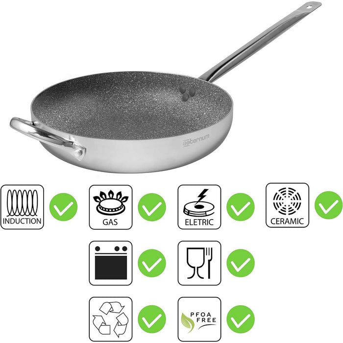 BIALETTI Grande Famiglia Deluxe Padella 40Cm - Y0F8PA0400
