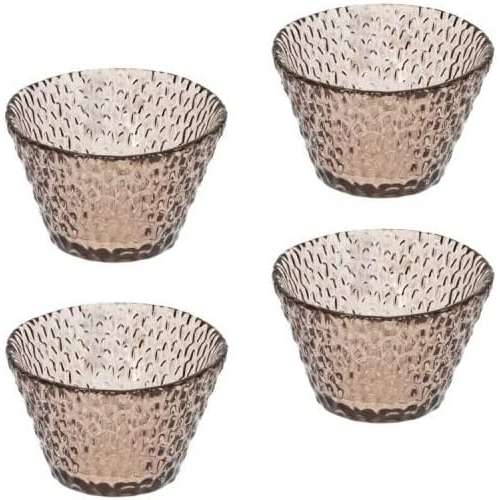 BRANDANI Coppetta Drop Mola Set 4 Pezzi Vetro - 40448