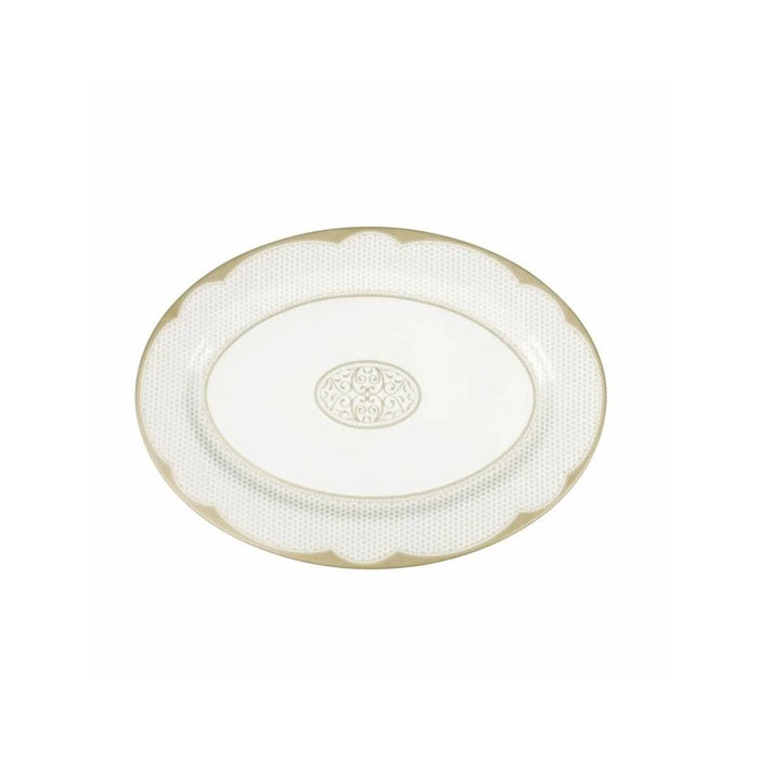 BRANDANI Vassoio Da Portata Golden Eye New Bone China