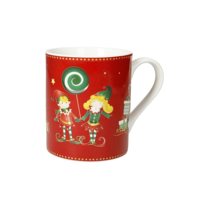 BRANDANI Set 2 Mug Elfomagia In New Bone China