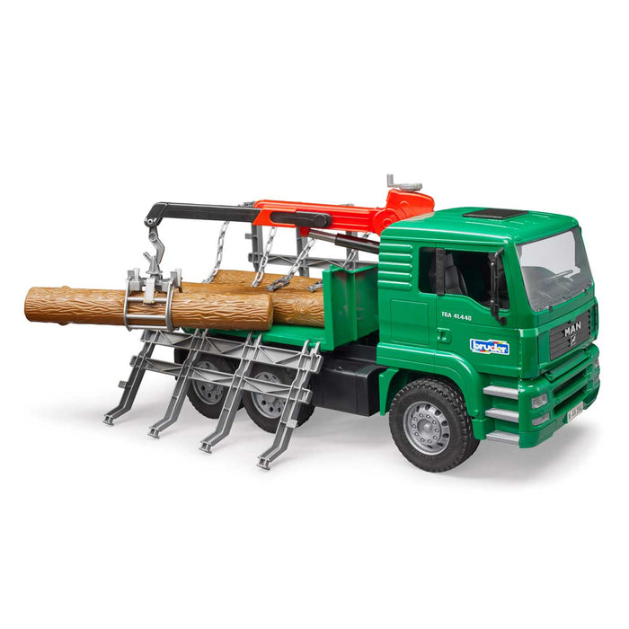 BRUDER Man Tga Camion Trasporto 3 Tronchi - 02769