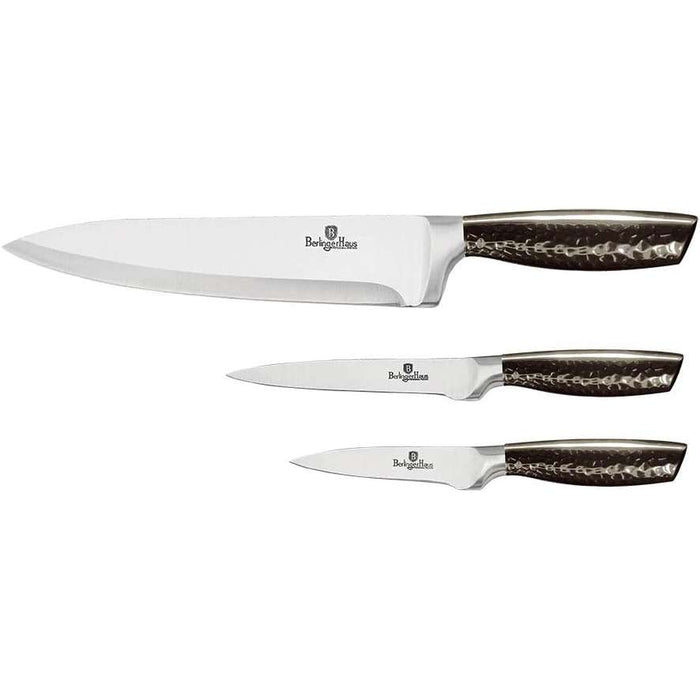 BERLINGER HOUSE Set 3 Coltelli Carbon - BH2645