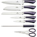 BERLINGER HOUSE Set Di Coltelli Da 8 Pezzi Manico Viola - BH2670