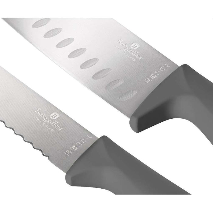 BERLINGER HOUSE Set Di 6 Coltelli Manico Antracite Opaco - BH2947