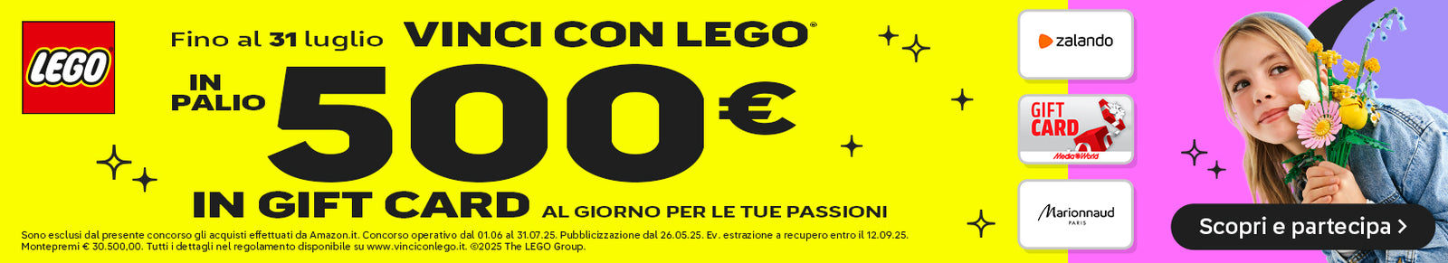 Banner collezione LEGO | Play Unstoppable