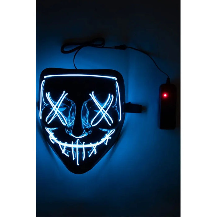 CARNIVAL TOYS Maschera Horror In Plastica Con Decorazioni Luminose