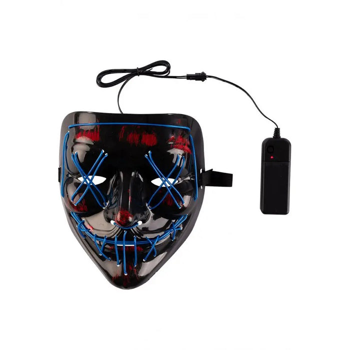 CARNIVAL TOYS Maschera Horror In Plastica Con Decorazioni Luminose