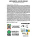CARNIVAL TOYS Maschera Horror In Plastica Con Decorazioni Luminose