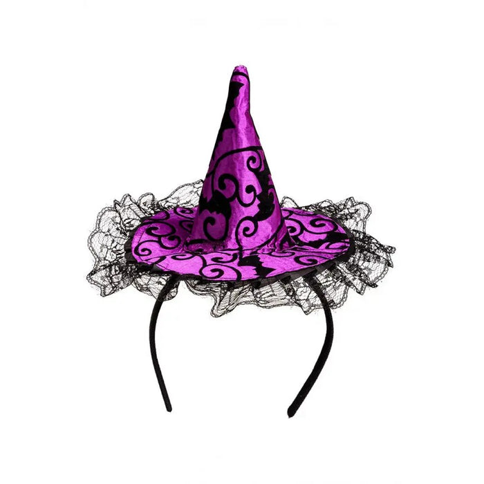 CARNIVAL TOYS Cappellino Strega Viola Damascato