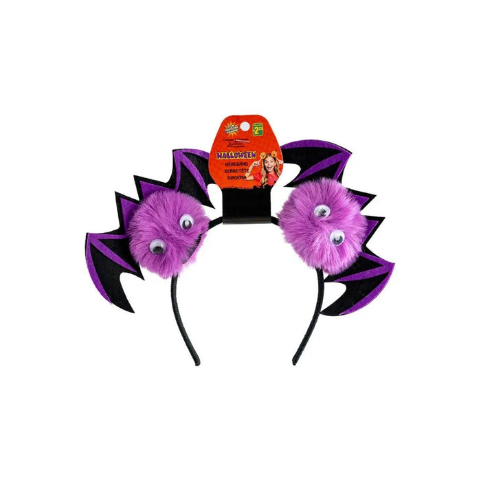 CARNIVAL TOYS Cerchietto Pipistrello Peloso
