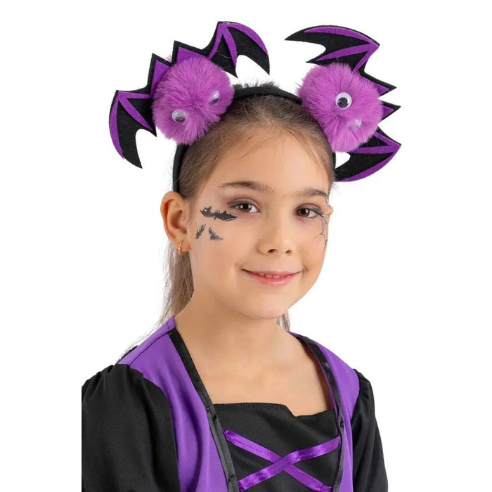CARNIVAL TOYS Cerchietto Pipistrello Peloso