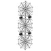 CARNIVAL TOYS Runner Nero In Feltro Con Ragnatele