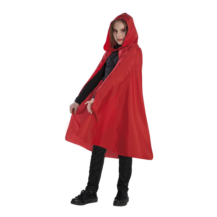 CARNAVAL QUEEN Mantello Con Cappuccio Rosso Bambino