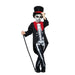 CARNAVAL QUEEN Costume Scheletro Frac Bambino