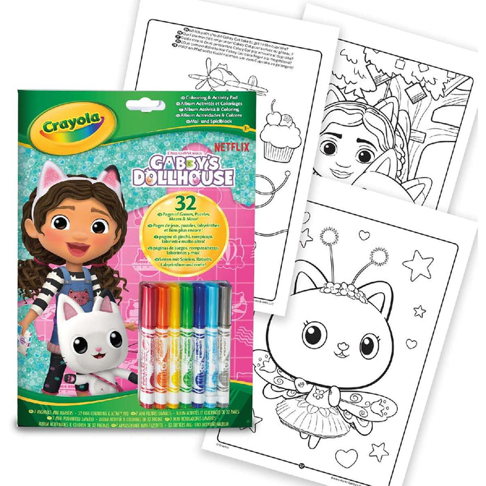 CRAYOLA Album Attività Coloring Gabby S Dollhouse - 04-7024