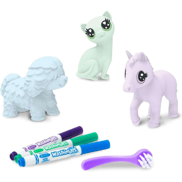 CRAYOLA Washimals Pets Set 3 Cuccioli Colori Pastello - 74-7511