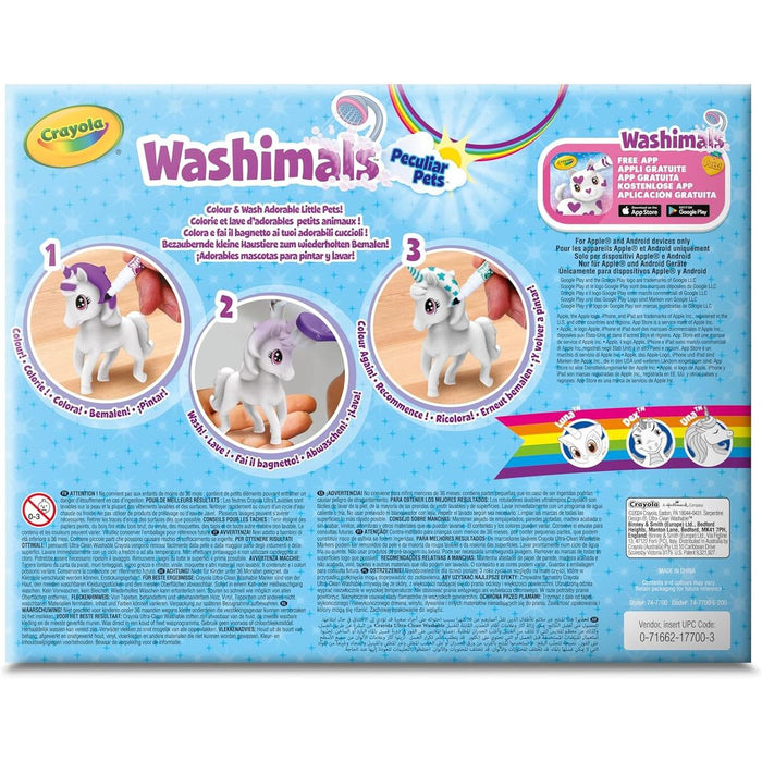 CRAYOLA Washimals Peculiar Pets Set Ricarica 3 Cuccioli - 74-7700