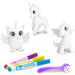 CRAYOLA Washimals Peculiar Pets Set Ricarica 3 Cuccioli - 74-7700