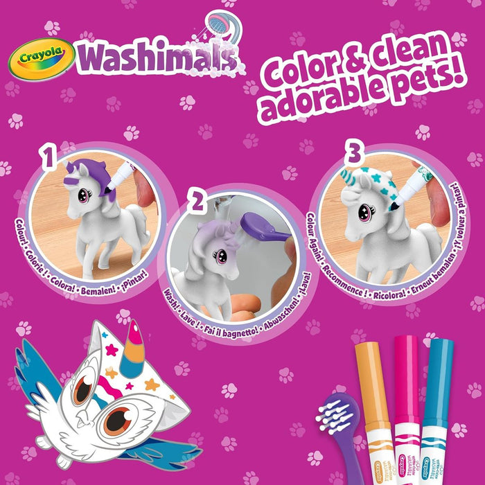 CRAYOLA Washimals Peculiar Pets Set Ricarica 3 Cuccioli - 74-7700