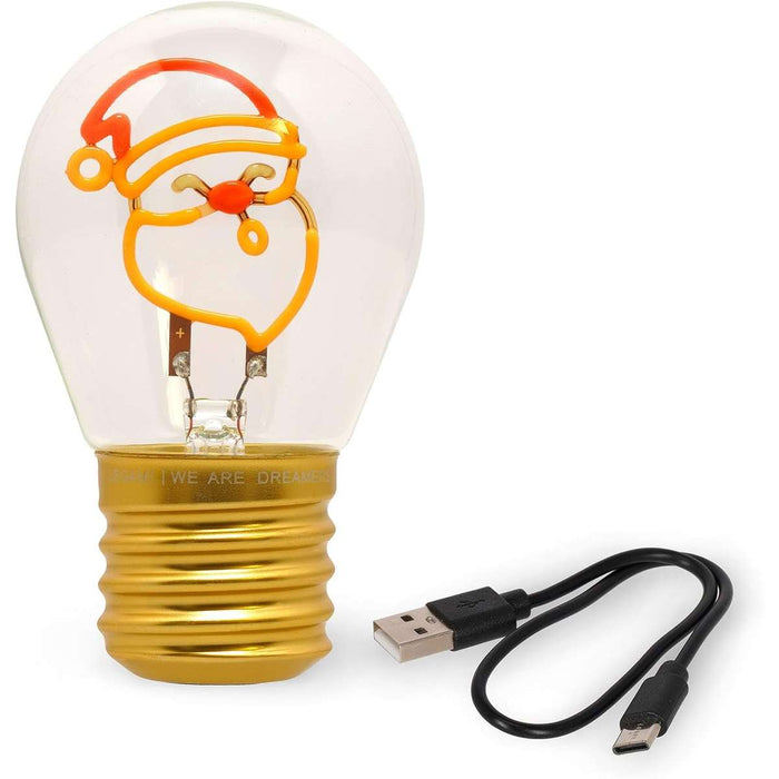 LEGAMI Lampada Da Tavolo Lampadina Santa Claus - LEGCLB0001