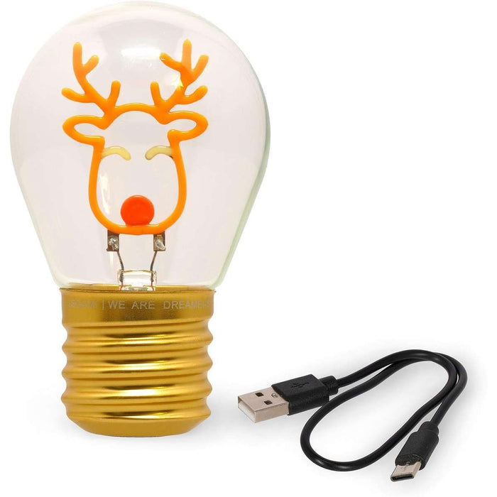 LEGAMI Lampada Da Tavolo Lampadina Reindeer - LEGCLB0002