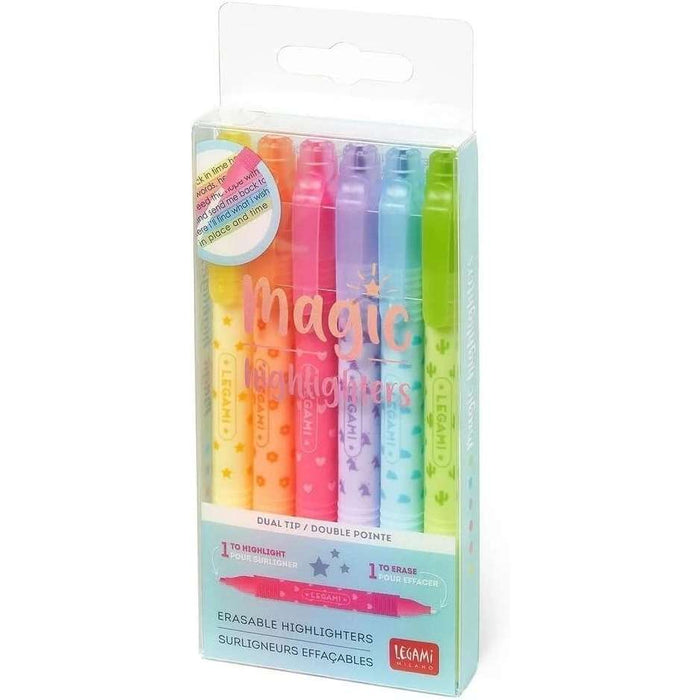 LEGAMI Set Di 6 Evidenziatori Cancellabili Magic Highlighters - LEGEH0001