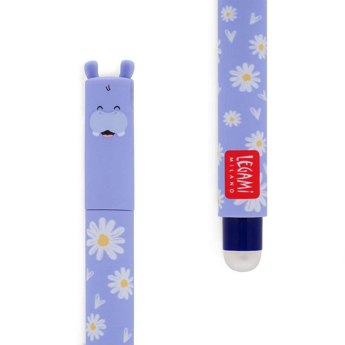LEGAMI Penna Gel Cancellabile Ippopotamo - LEGEP0028