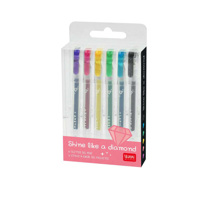 Penne Gel Glitterate SET 10 colori assortiti | Belle Arti & Poi