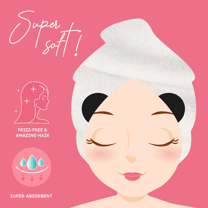 LEGAMI Asciugamano Per Capelli A Turbante Love My Hair - LEGHTW0001