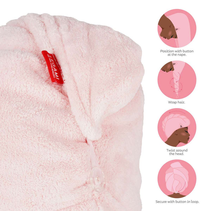 LEGAMI Asciugamano Per Capelli A Turbante Love My Hair Gatto - LEGHTW0002